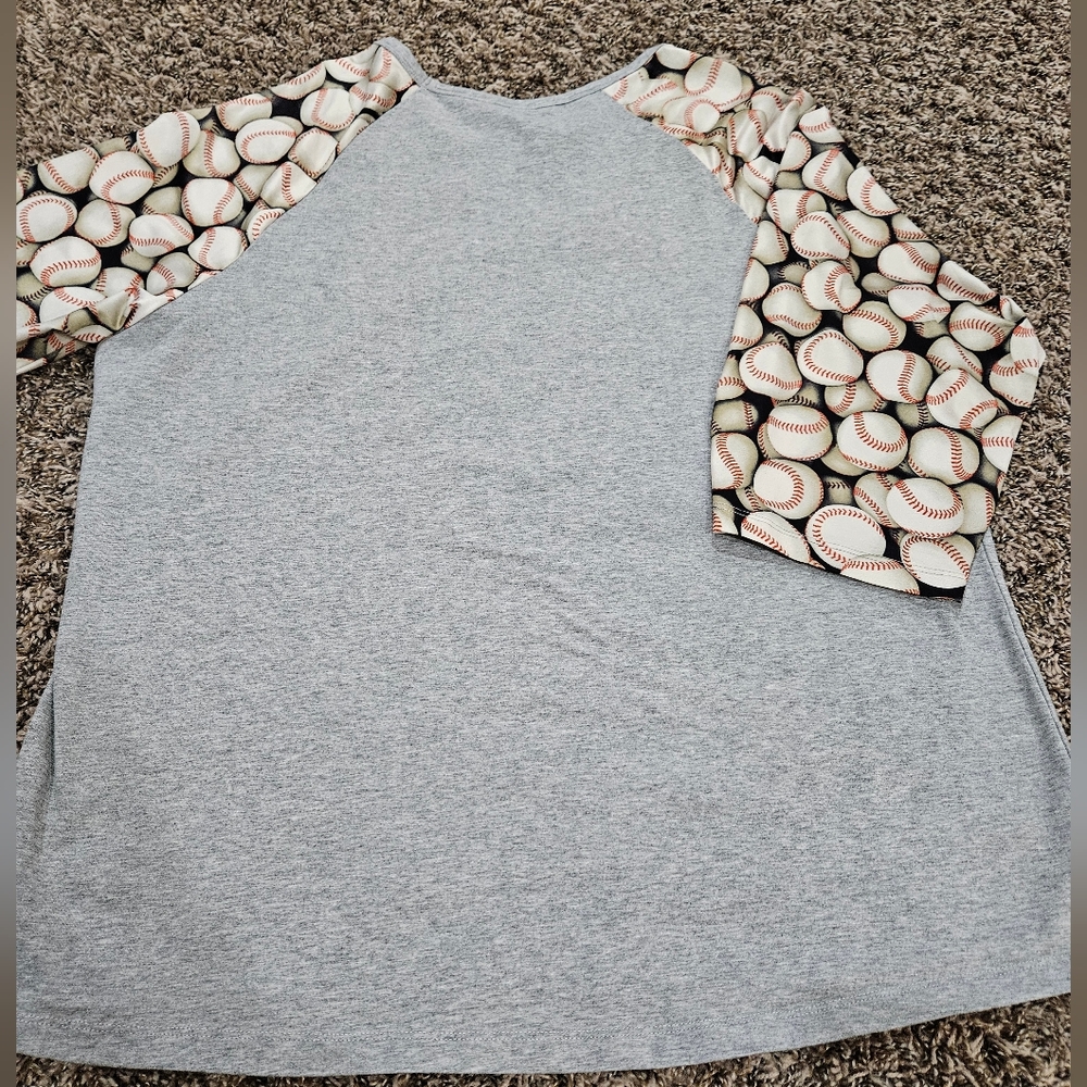 Sunshine & Rodeos Baseball Quarter Sleeve Top - Picture 6 of 9